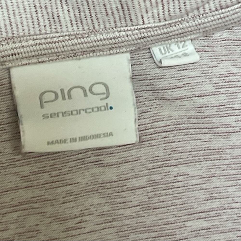 Ping Golf Women’s Beau Polo Shirt Top Size 8 Purple - Picture 8 of 11
